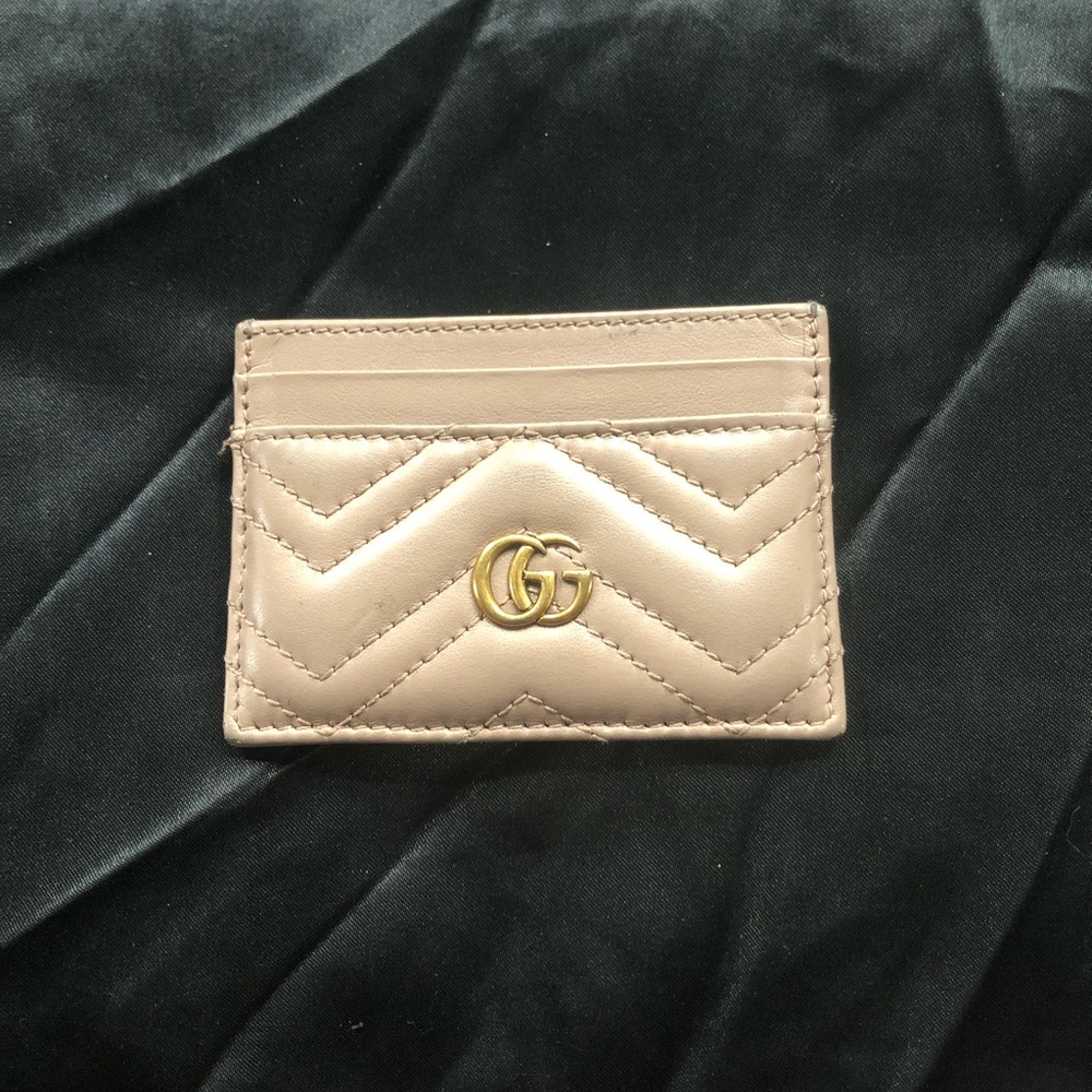 Authentic Gucci Marmont card case wallet